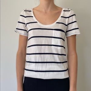 Aritzia Babaton stripped t-shirt